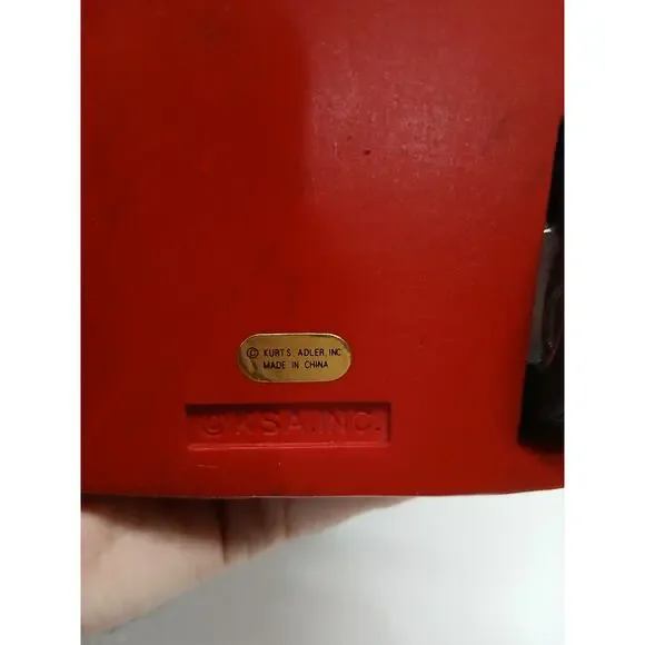 Kurt S. Adler Kurt Adler 11.25-Inch Fabriché Santa Driving Golf Cart - Picture 7 of 7